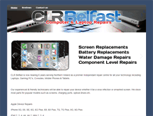 Tablet Screenshot of clrbelfast.co.uk